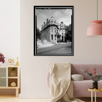 Grafton Tyler Double House, 1314 Thirtieth Street Northwest, Washington, District of Columbia, DC, Vintage Wall Art