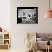 Historic Framed Print, John Thomson Mason House, 3425 Prospect Street, Northwest, Washington, District of Columbia, DC,  17-7/8" x 21-7/8"