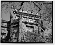 W. Taylor Birch House, 3099 Q Street, Northwest, Washington, District of Columbia, DC - 4, Vintage Print