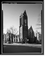 Christ Church (Episcopal), 3116 O Street Northwest, Washington, District of Columbia, DC, Antique Print