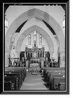 Christ Church (Episcopal), 3116 O Street Northwest, Washington, District of Columbia, DC - 5 Classic, Antique Poster