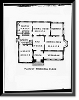 Robert P. Dodge House, 1534 Twenty-eighth Street Northwest, Washington, District of Columbia, DC - 7 Classic, Vintage Print