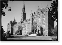 Georgetown University, Healy Building, Thirty-seventh & O Streets, Northwest, Washington, District of Columbia, DC - 3, Antique Wall Art