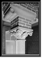 Georgetown University, Healy Building, Thirty-seventh & O Streets, Northwest, Washington, District of Columbia, DC - 31, Historic Reproduction