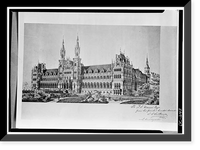 Georgetown University, Healy Building, Thirty-seventh & O Streets, Northwest, Washington, District of Columbia, DC - 33, Vintage Poster