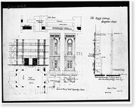 Georgetown University, Healy Building, Thirty-seventh & O Streets, Northwest, Washington, District of Columbia, DC - 41, Vintage Print