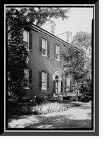 Historic Framed Print, Bowie-Sevier House, 3124 Q Street, Northwest, Washington, District of Columbia, DC,  17-7/8" x 21-7/8"