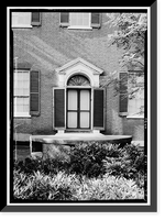 Historic Framed Print, Bowie-Sevier House, 3124 Q Street, Northwest, Washington, District of Columbia, DC,  17-7/8" x 21-7/8"