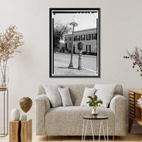 Historic Framed Print, Georgetown Street Furniture, Georgetown Vicinity, Washington, District of Columbia, DC - 3,  17-7/8" x 21-7/8"