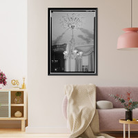Historic Framed Print, Philip T. Berry House, 1402 Thirty-first Street, Northwest, Washington, District of Columbia, DC - 7,  17-7/8" x 21-7/8"