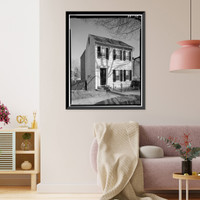 Mahorney-Harrington House, 1423 Thirty-Sixth Street Northwest, Washington, District of Columbia, DC Classic, Antique Print