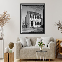Mahorney-Harrington House, 1423 Thirty-Sixth Street Northwest, Washington, District of Columbia, DC Classic, Antique Print