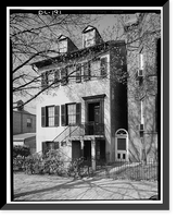 Brown House, 1404 Thirty-fifth Street Northwest, Washington, District of Columbia, DC, Historic Print