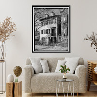 Brown House, 1404 Thirty-fifth Street Northwest, Washington, District of Columbia, DC, Historic Print