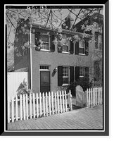 Historic Framed Print, Goszler-Manogue House, 1307 Thirty-fifth Street Northwest, Washington, District of Columbia, DC,  17-7/8" x 21-7/8"