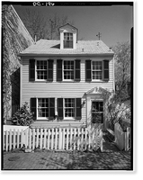 Historic Framed Print, Bussard-Newman House, 1311 Thirty-fifth Street Northwest, Washington, District of Columbia, DC,  17-7/8" x 21-7/8"