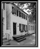 Goszler-Meem-Brown House, 3412 O Street Northwest, Washington, District of Columbia, DC, Historic Print