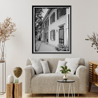 Harnedy Row Houses, 3617-21 Prospect Street Northwest, Washington, District of Columbia, DC Classic, Vintage Print
