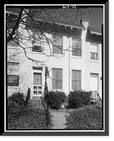Zepp Row House, 1407 Thirty-seventh Street Northwest, Washington, District of Columbia, DC - 2, Historic Reproduction