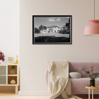 Historic Framed Print, Tudor Place, 1644 Thirty-first Street, Northwest, Washington, District of Columbia, DC - 4,  17-7/8" x 21-7/8"