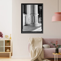 Historic Framed Print, Tudor Place, 1644 Thirty-first Street, Northwest, Washington, District of Columbia, DC - 27,  17-7/8" x 21-7/8"
