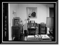 Historic Framed Print, Tudor Place, 1644 Thirty-first Street, Northwest, Washington, District of Columbia, DC - 42,  17-7/8" x 21-7/8"