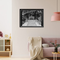 Historic Framed Print, Tudor Place, 1644 Thirty-first Street, Northwest, Washington, District of Columbia, DC - 61,  17-7/8" x 21-7/8"