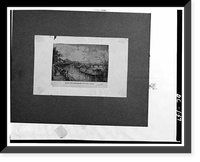 Historic Framed Print, Chesapeake & Ohio Canal, Georgetown Section, East & West parallel to M Street Northwest, Washington, District of Columbia, DC,  17-7/8" x 21-7/8"