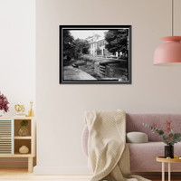 Chesapeake & Ohio Canal, Georgetown Section, East & West parallel to M Street Northwest, Washington, District of Columbia, DC - 5, Vintage Print