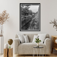 Chesapeake & Ohio Canal, Georgetown Section, East & West parallel to M Street Northwest, Washington, District of Columbia, DC - 9, Vintage Poster