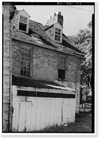 Historic Framed Print, Old Stone House, 3051 M Street Northwest, Washington, District of Columbia, DC - 3,  17-7/8" x 21-7/8"