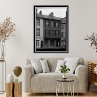 John Mountz House, 3016 M Street Northwest, Washington, District of Columbia, DC, Vintage Poster
