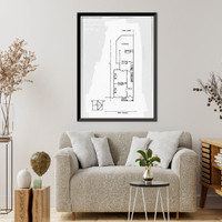 William Knowles House, 1228 Thirtieth Street Northwest, Washington, District of Columbia, DC - 6 Classic, Antique Print