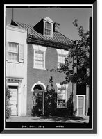 Historic Framed Print, 1063 Jefferson Street Northwest (House), Washington, District of Columbia, DC,  17-7/8" x 21-7/8"