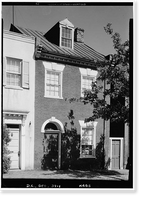 Historic Framed Print, 1063 Jefferson Street Northwest (House), Washington, District of Columbia, DC,  17-7/8" x 21-7/8"