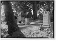 Historic Framed Print, Oak Hill Cemetery, Chapel, 3001 R Street Northwest, Northeast of gatehouse, Washington, District of Columbia, DC - 4,  17-7/8" x 21-7/8"