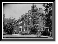 Smith Row, 3255-3263 N Street Northwest, Washington, District of Columbia, DC Classic, Vintage Poster