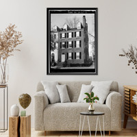 Smith Row, 3255-3263 N Street Northwest, Washington, District of Columbia, DC - 2, Antique Print