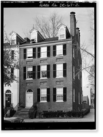 Smith Row, 3255-3263 N Street Northwest, Washington, District of Columbia, DC - 2, Antique Print