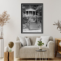 Historic Framed Print, Henry Foxhall House, 3123 Dumbarton Street, Northwest, Washington, District of Columbia, DC - 2,  17-7/8" x 21-7/8"
