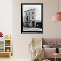 Historic Framed Print, Forrest-Marbury House, 3350 M Street Northwest, Washington, District of Columbia, DC - 2,  17-7/8" x 21-7/8"