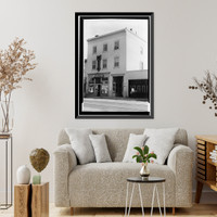 Historic Framed Print, Forrest-Marbury House, 3350 M Street Northwest, Washington, District of Columbia, DC - 2,  17-7/8" x 21-7/8"