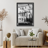 Historic Framed Print, Forrest-Marbury House, 3350 M Street Northwest, Washington, District of Columbia, DC - 4,  17-7/8" x 21-7/8"