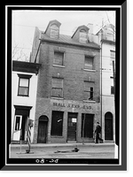 Beall's Express Building, 1522 Wisconsin Avenue Northwest, Washington, District of Columbia, DC, Vintage Print