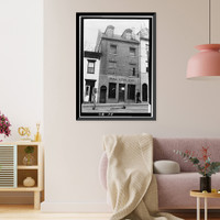 Beall's Express Building, 1522 Wisconsin Avenue Northwest, Washington, District of Columbia, DC, Vintage Print