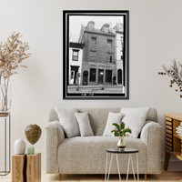 Beall's Express Building, 1522 Wisconsin Avenue Northwest, Washington, District of Columbia, DC, Vintage Print