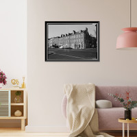 Historic Framed Print, Ross & Getty Building, 3005-3011 M Street Northwest, Washington, District of Columbia, DC - 2,  17-7/8" x 21-7/8"