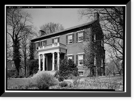 Historic Framed Print, Mackall Square, 1633 Twenty-ninth Street, Northwest, Washington, District of Columbia, DC,  17-7/8" x 21-7/8"