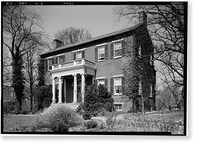 Historic Framed Print, Mackall Square, 1633 Twenty-ninth Street, Northwest, Washington, District of Columbia, DC,  17-7/8" x 21-7/8"