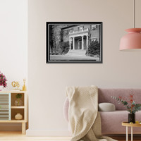Historic Framed Print, Mackall Square, 1633 Twenty-ninth Street, Northwest, Washington, District of Columbia, DC,  17-7/8" x 21-7/8"